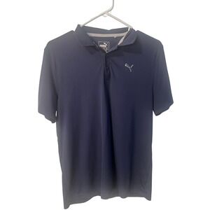 Puma Golf‎ Polo Shirt Womens XL Extra Large Navy Blue Athletic